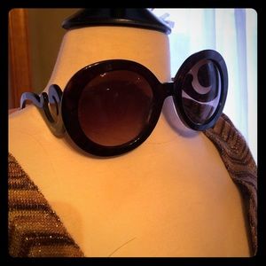 Prada Minimal Baroque tortoiseshell sunglasses